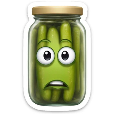 Pickle named Dave sticker