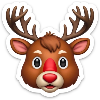 Rudolph sticker