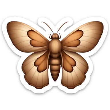 Moth sticker