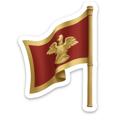 Roman Empire flag sticker