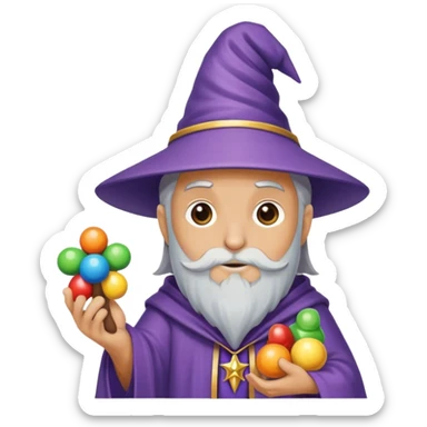 Wizard of toys! sticker