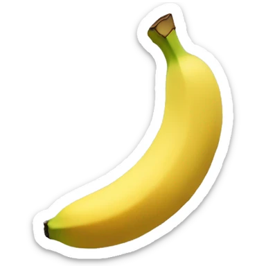 Banana inside the cage sticker
