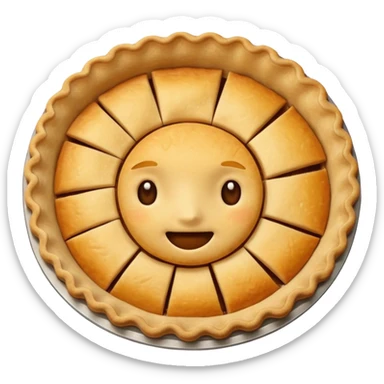 pie crust sticker