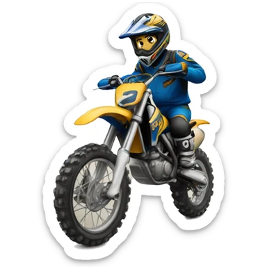Dirtbike sticker