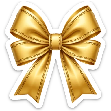 golden bow weapon sticker