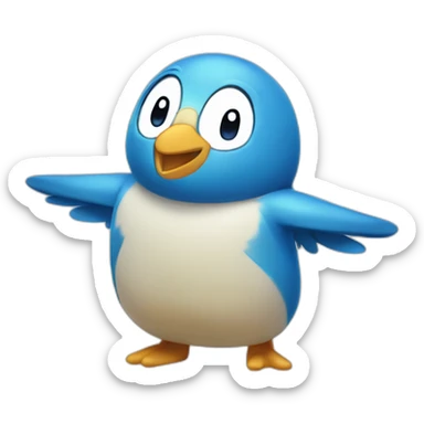Piplup dabbing sticker
