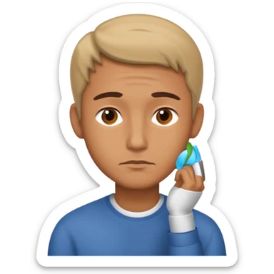 I miss my family so much man sticker