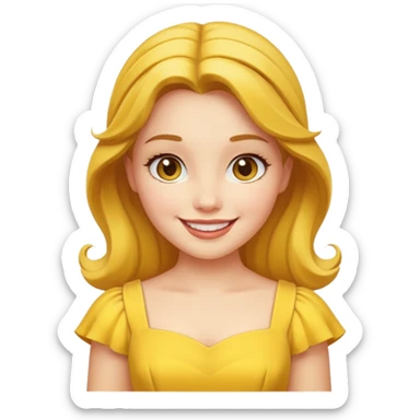 beauty and the beast belle sticker