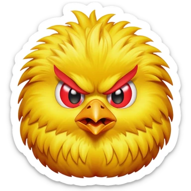 🐣+😡 sticker