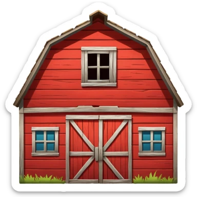 old barn sticker