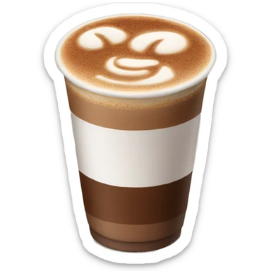 Mocha drink sticker