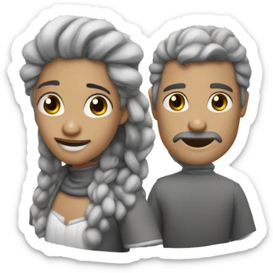 Coração de gelo  sticker