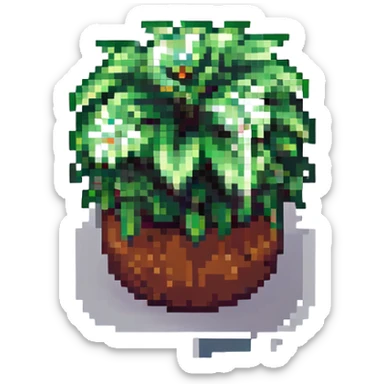 Minecraft grass block, pixel art style, simple and iconic, 3D isometric view, bright colors sticker