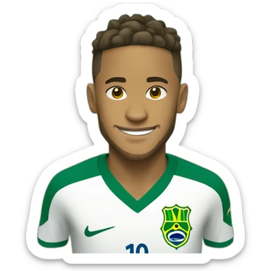 neymar junior brazil sticker