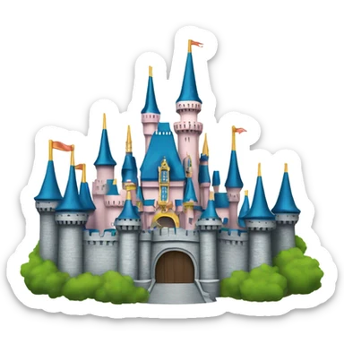 Disney World castle sticker