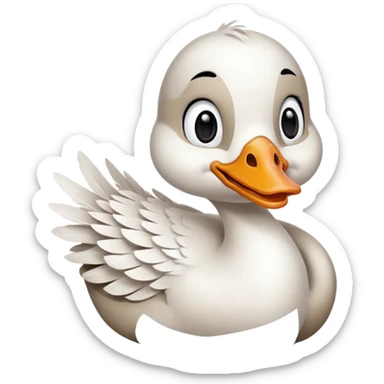 Silly goose sticker