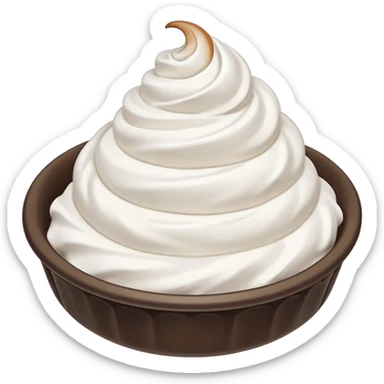 whip cream sticker