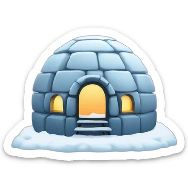 Spotify logo with igloo sticker