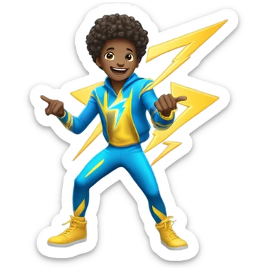 Static Shock sticker