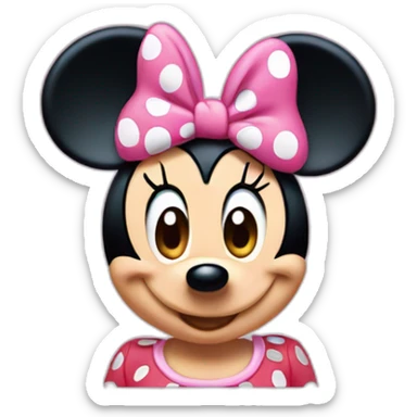 Minnie mouse sticker
