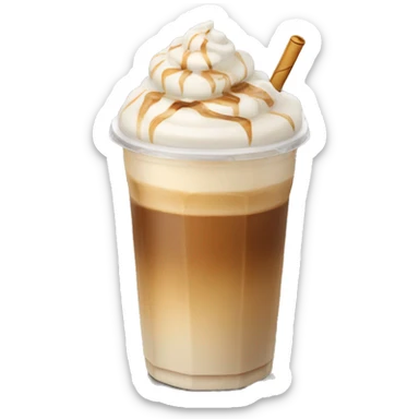iced latte sticker