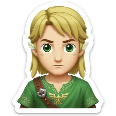 link from the legend of zelda sticker