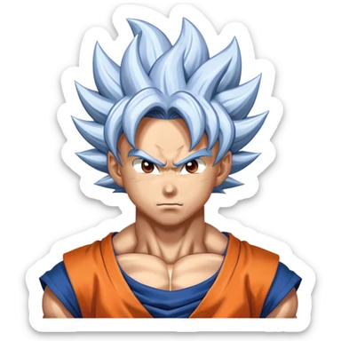 Goku super saiajin ultra instinto sticker