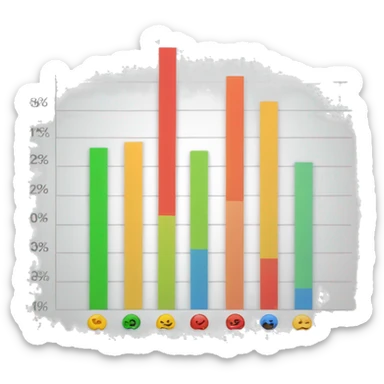 3 BAR CHART  sticker