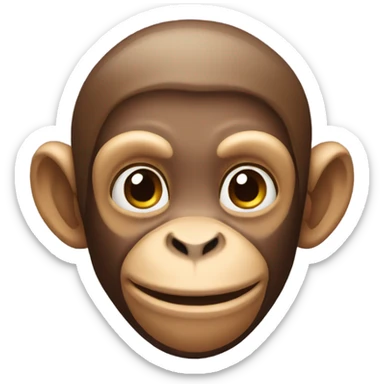 Monkey sticker