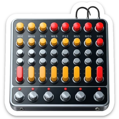 music mixer sticker
