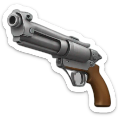 Voluntad disparándose un arma sticker