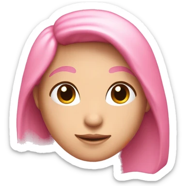 Corazón rosado claro  sticker