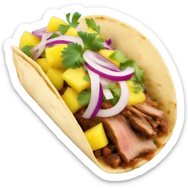 taco de pastor  sticker