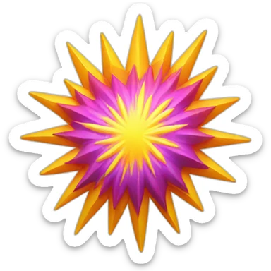 Starburst  sticker