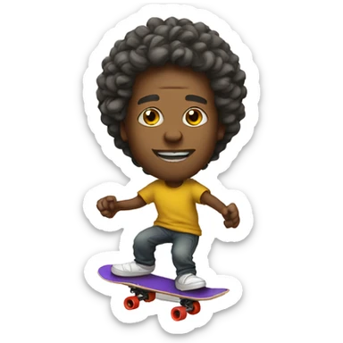 Skateboard god sticker