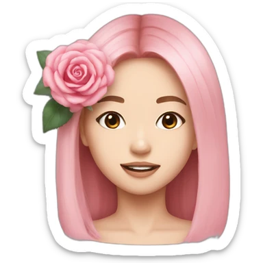 rose blackpink sticker