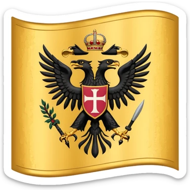 Byzantine flag sticker
