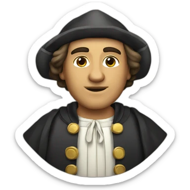 christopher columbus sticker