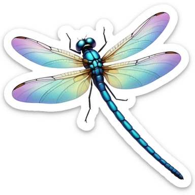 a dragonfly  sticker