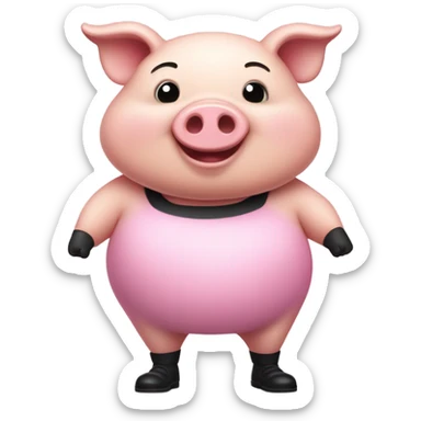 Fat Peppa pig  sticker