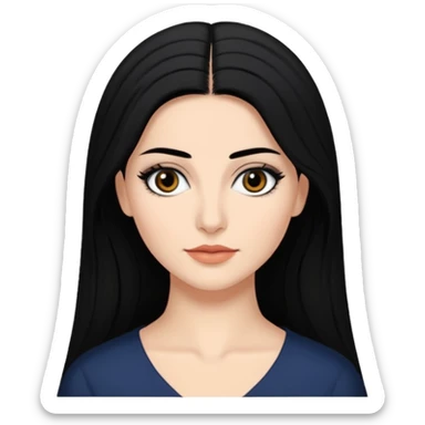 Alysanne Blackwood from Game of Thrones. She is known as black aly and is the Wife of Cregan Stark. I have her looking like Hande Erçel. sticker