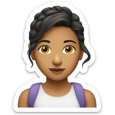 Young girl Latina  sticker