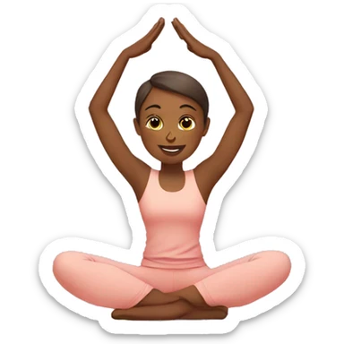 yoga sticker