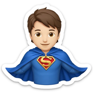 Flying Jatt emoji from the bollywood movie a flying Jatt also add his blue cape sticker