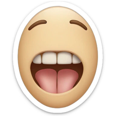 mouth closed finger touching jaw sticker