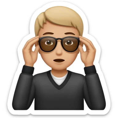 When something's so unbelievable, you gotta lower your shades to check sticker