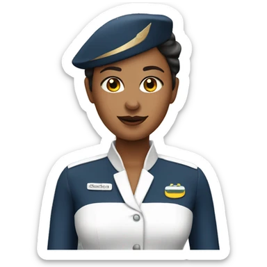 Stewardess  sticker