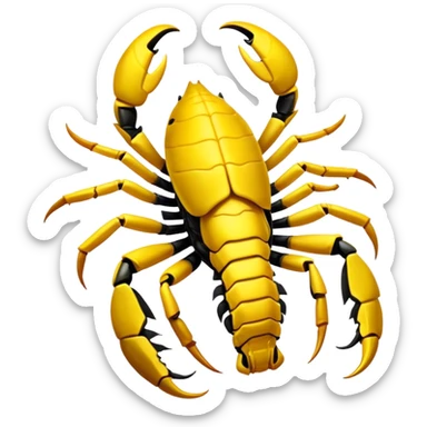 Floating scorpion from mortal kombat sticker