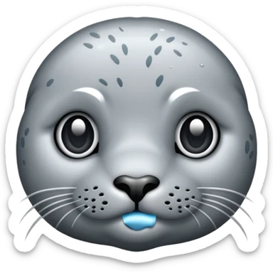 Harbor seal sticker
