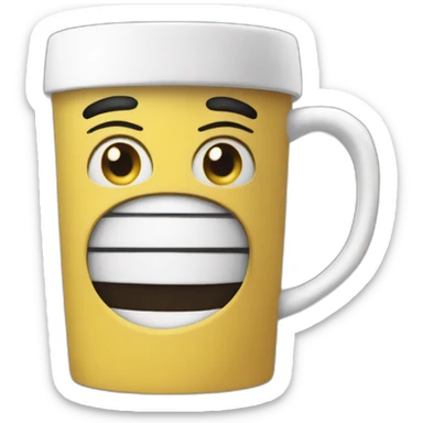 Mug I love ny sticker